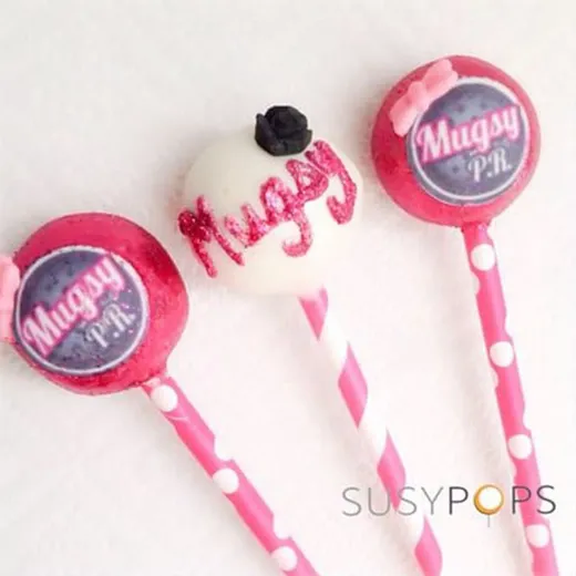 Mugsy-branded cake pops