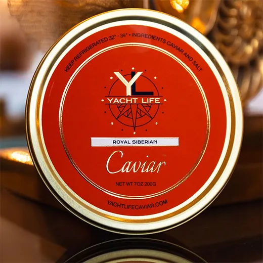 Yacht Life Caviar tin