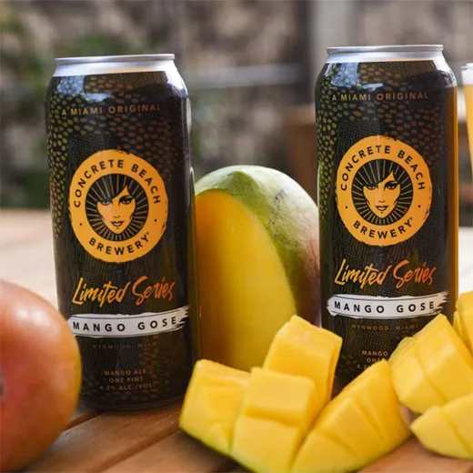 Limited-series mango sour cans with fresh mangoes